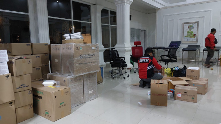 Bantuan Logistik Mulai Disalurkan untuk Korban Gempa Cianjur