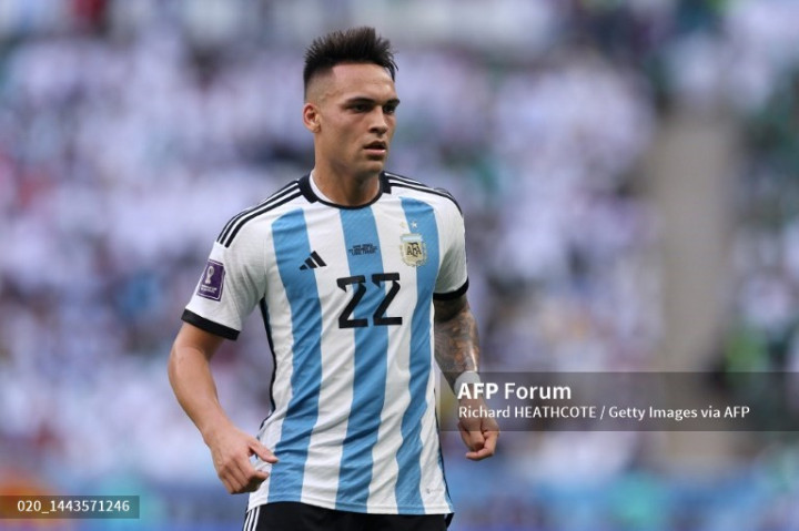 Lautaro Martinez Sesalkan Kekalahan Argentina dari Arab Saudi
