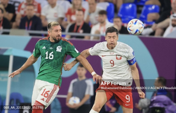 Lewandowski Gagal Penalti, Polandia Ditahan Meksiko