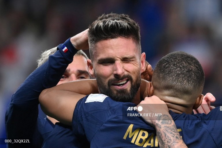 Wow, Giroud Gemilang Saat Prancis Sikat Australia di Laga Pembuka