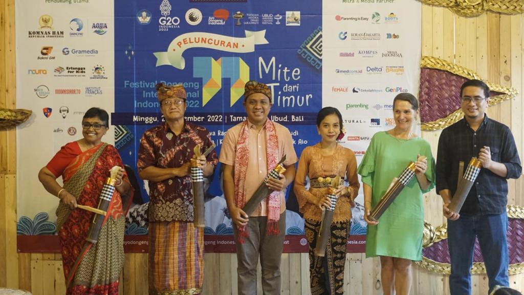 Kemendikbudristek menggelar Festival Dongeng Internasional Indonesia (#FDII2022) dengan tema Mite dari Timur (Foto:Dok.Kemendikbudristek)
