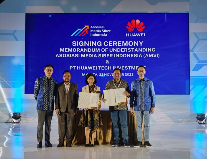 Huawei dan AMSI Jalin Sinergi Tingkatkan Kecakapan Digital Media Siber