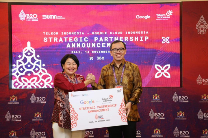 Kerja Sama Telkom dan Google Cloud Akselerasi Agenda Transformasi Digital