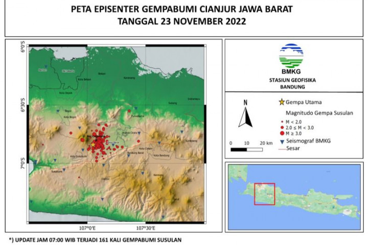 Hoaks! Isu Pergerakan Sesar Cimandiri Diikuti Erupsi Gunung Gede