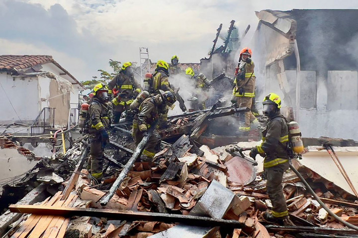 Tragis! Delapan Tewas dalam Kecelakaan Pesawat di Kolombia