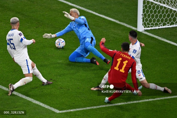 Spanyol Hancurkan Kosta Rika