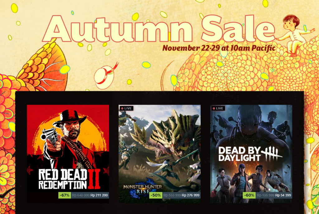 Steam Autumn Sale Digelar, Banyak Diskon Game Bagus