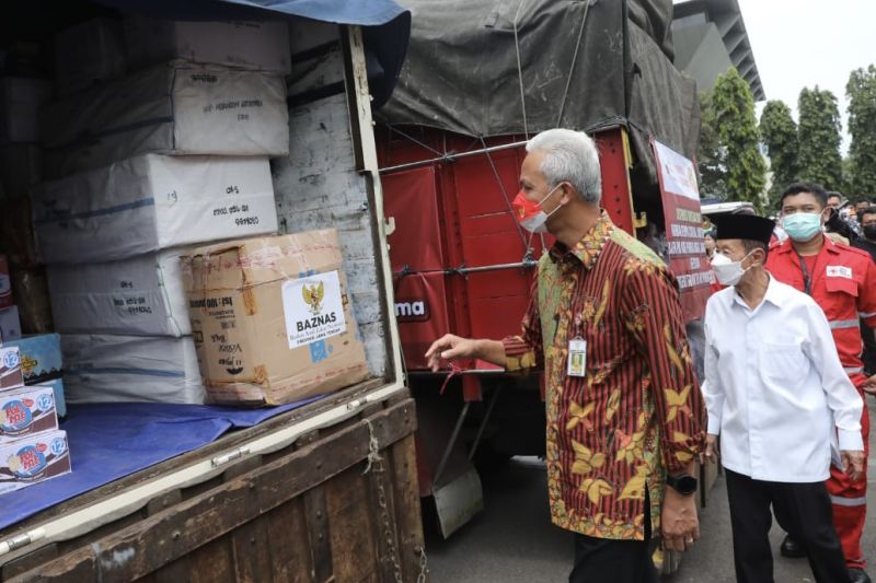 Jateng Kirim Bantuan untuk Korban Gempa Cianjur Senilai Rp1,8 Miliar