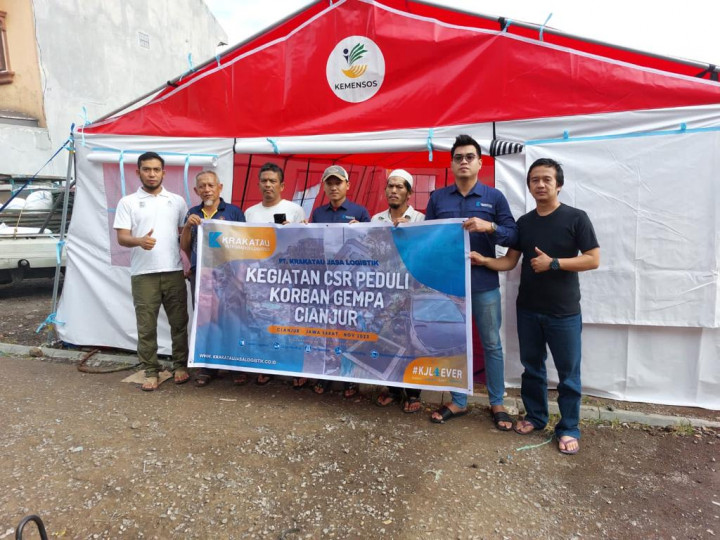 KJL Salurkan Bantuan untuk Korban Gempa Cianjur