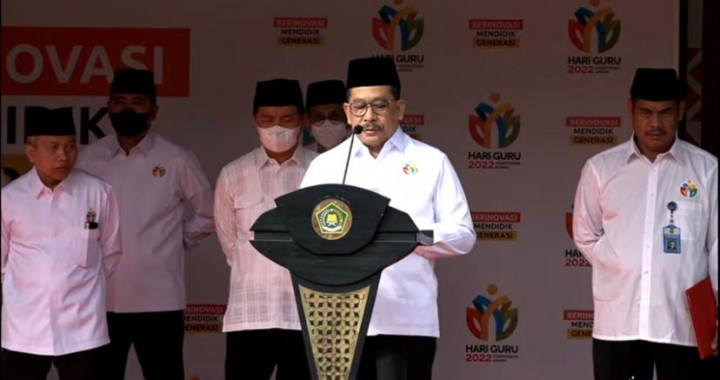 HGN 2022, Wamenag Sampaikan Terima Kasih Sekaligus Maaf untuk Para Guru