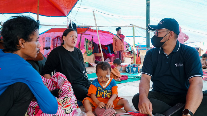 Pupuk Indonesia Grup Pantau Kesehatan Korban Gempa Cianjur