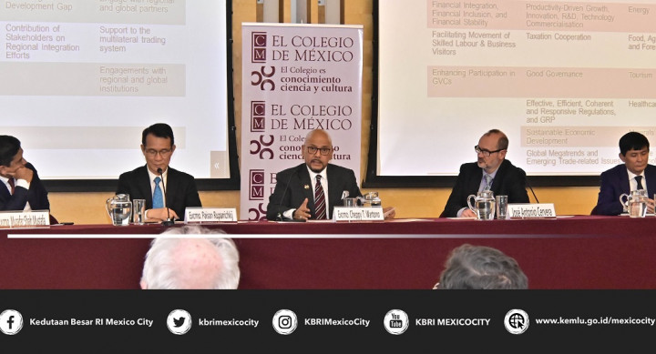 Jajaran Dubes ASEAN Berikan Kuliah Umum di Meksiko