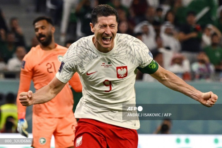 Cetak Gol Perdana di Piala Dunia, Lewandowski Menangkan Polandia