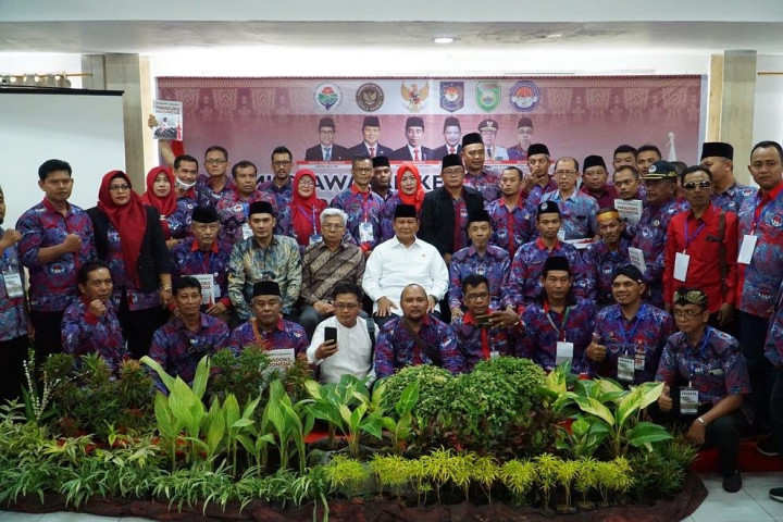 Prabowo dan Wagub Sumsel Minta PPDI Tingkatkan Kontribusi Memajukan Desa dan Bangsa