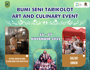 Bumi Seni Tarikolot Art and Culinary Event 2022 merupakan upaya atau ikhtiar kebudayaan yang digagas oleh Yayasan Bumi Seni Tarikolot (Foto:Dok)