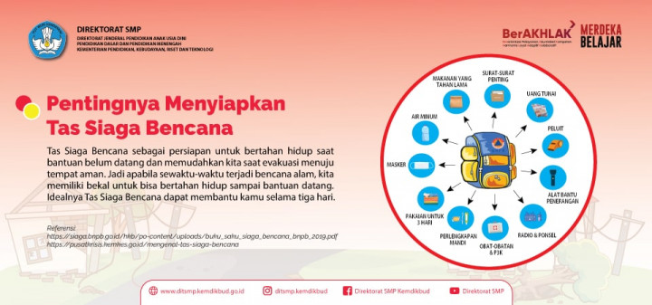Penting! Siapkan Tas Siaga Bencana Mulai Sekarang Yuk, Ini Isinya