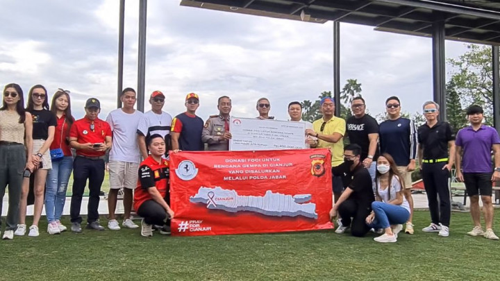 Bantuan Rp450 Juta Disalurkan bagi Korban Gempa Cianjur