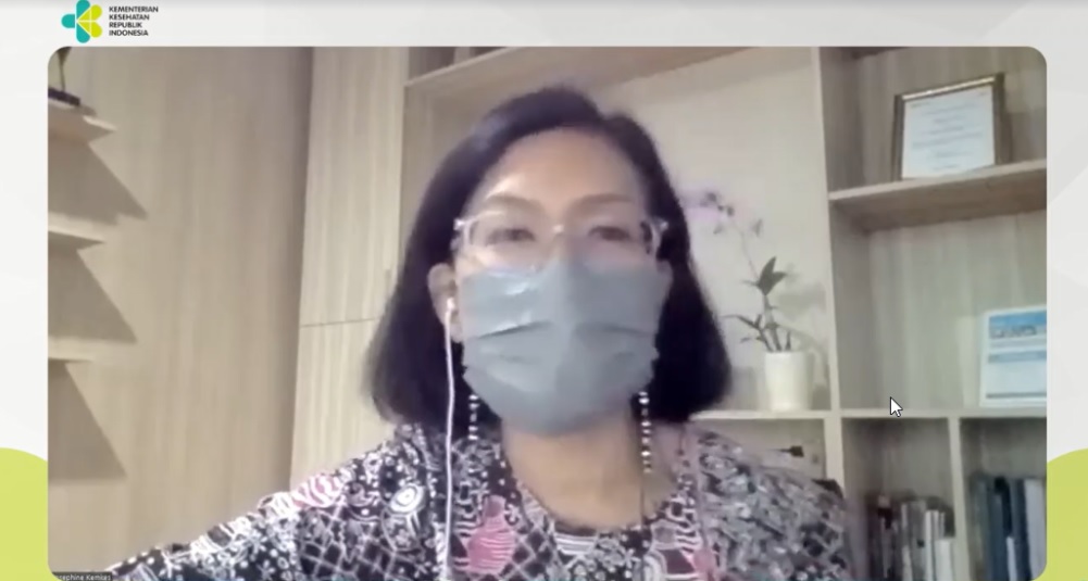 Prima Yosephine selaku Plt. Direktur Pengelolaan Imunisasi Ditjen P2P.