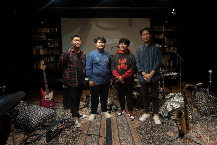 Guernica Quartet Antusias Sepanggung dengan The Rain dan Mantra Vutura di Medcom Hi5 Party