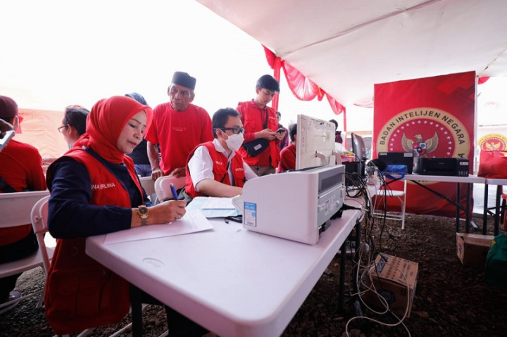 BIN-Ditjen Dukcapil Kemendagri Fasilitasi Penyintas Gempa Bikin Dokumen Kependudukan