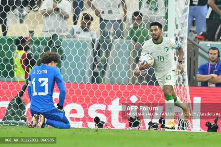 Langkah Arab Saudi Terhenti Usai Takluk dari Meksiko