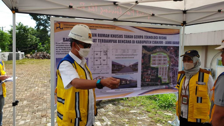 Kementerian PUPR Mulai Bangun 200 Rumah Khusus Korban Bencana Cianjur