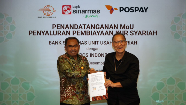 PT Pos Indonesia dan Bank Sinarmas Syariah Teken Nota Kesepahaman Penyediaan KUR Syariah