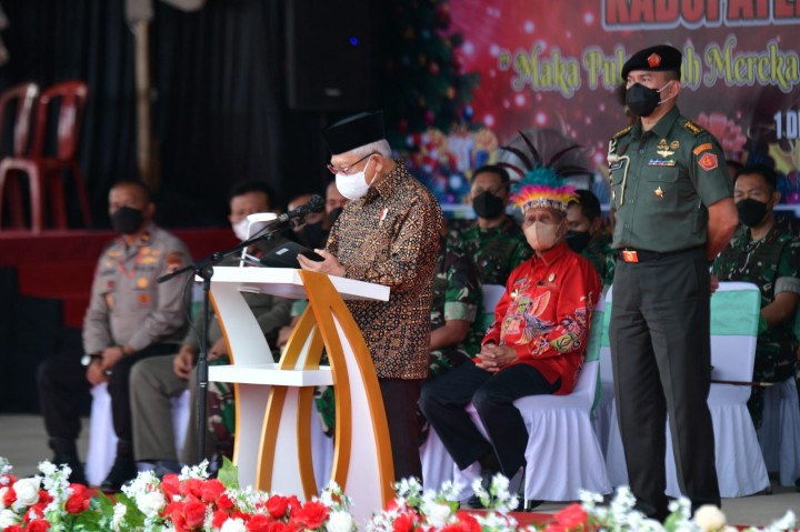 Ma'ruf Amin Instruksikan Rencana Prioritas Pembangunan Papua