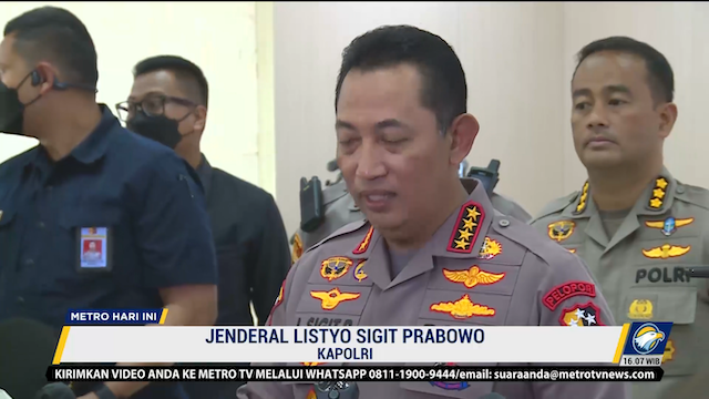 Antar Yudo Margono Jalani <i>Fit and Proper Test</i> , Kapolri: Bukti Solidaritas