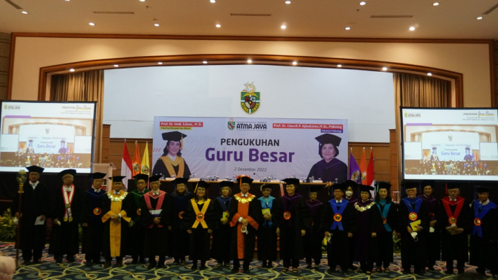 Unika Atma Jaya Tambah 2 Guru Besar Bidang Ekonomi dan Psikologi