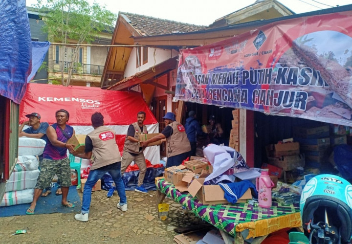 Bantuan untuk Korban Gempa Bumi Cianjur Terus Mengalir