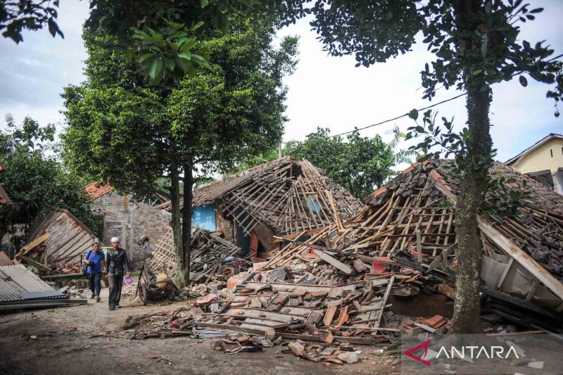 Tahap Pertama, 8.341 Rumah Warga Korban Gempa Cianjur Diperbaiki