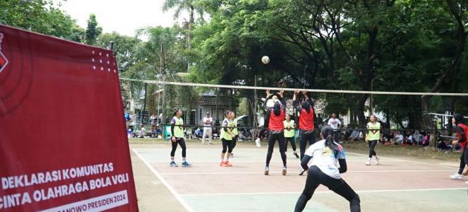 Komunitas Voli hingga Motor Matic Suarakan Dukungan Terkait Pilpres