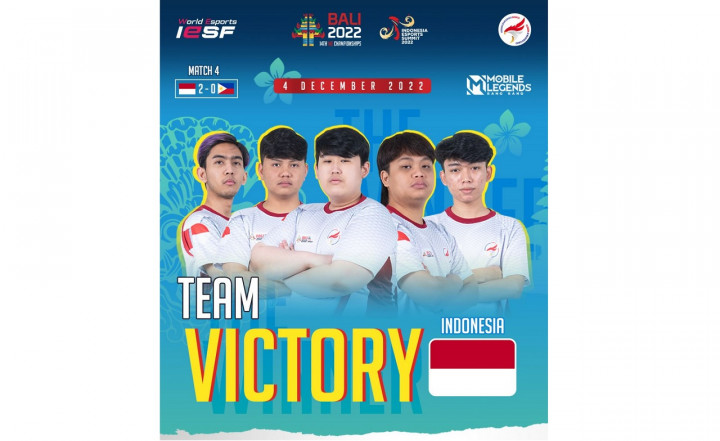 Mobile Legends: Bang Bang, Indonesia Kalahkan Filipina 2-0