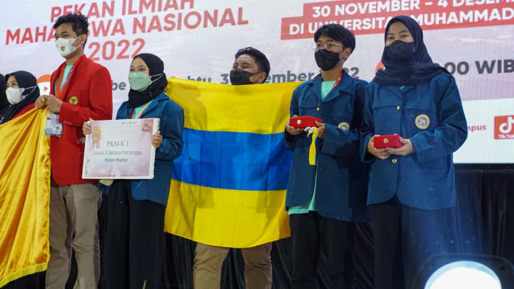 Unair Bawa Pulang Dua Medali dan Juara Favorit di Pekan Ilmiah Mahasiswa Nasional ke-35