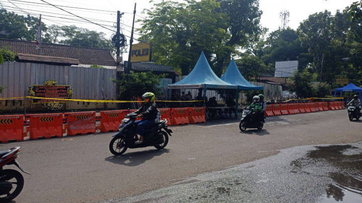 Pelayanan Polsek Astanaanyar Dialihkan Usai Bom Bunuh Diri