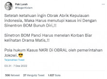 [Cek Fakta] Bom Bunuh Diri Sinetron Pengalihan Isu usai Ketahuan Ubrak-abrik Kepulauan? Ini Faktanya