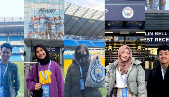 5 Mahasiswa UGM Belajar Strategi Bisnis Klub Sepak Bola Manchester City