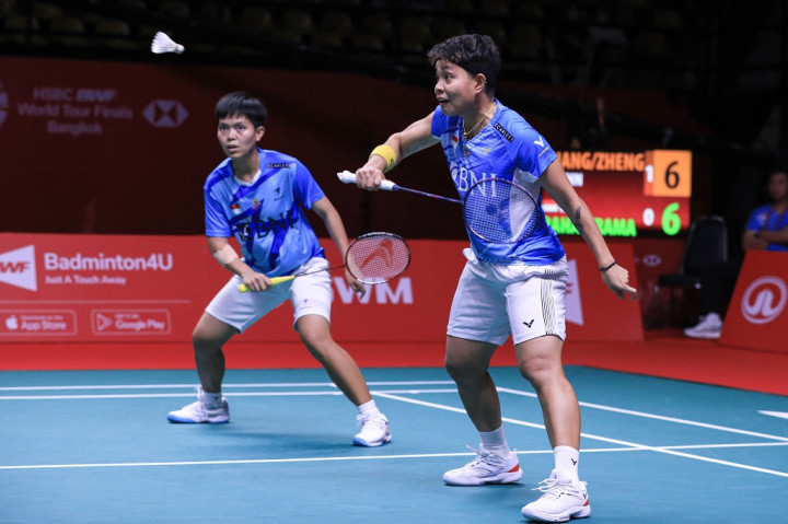 Apri/Fadia Petik Pelajaran Berharga dari Kekalahan di BWF World Tour Finals