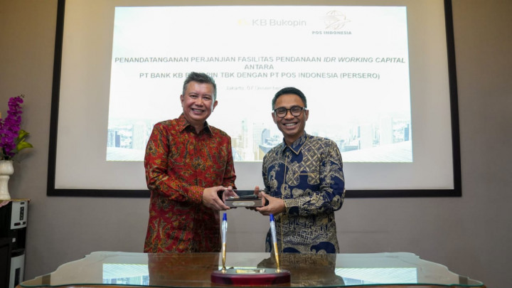 Pacu Pertumbuhan Kredit, Bank KB Bukopin Salurkan Pembiayaan Rp200 Miliar untuk PT Pos Indonesia