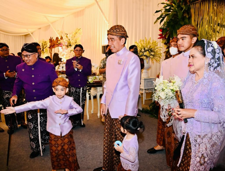 Jokowi Berdoa Serangkaian Pernikahan Kaesang Berjalan Lancar