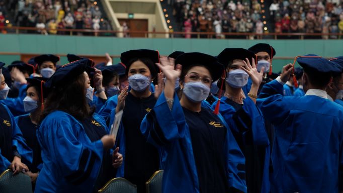 Wisuda Binus University. Foto: Binus
