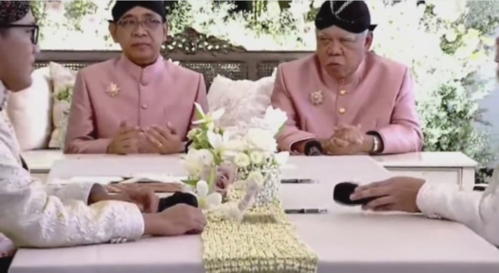 Menteri PUPR Jadi Saksi Pernikahan Kaesang-Erina, Netizen: Pak Bas Alih Profesi Lagi