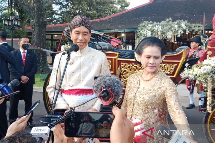 Usai Akad Nikah Kaesang-Erina, Jokowi Langsung Bertolak ke Solo