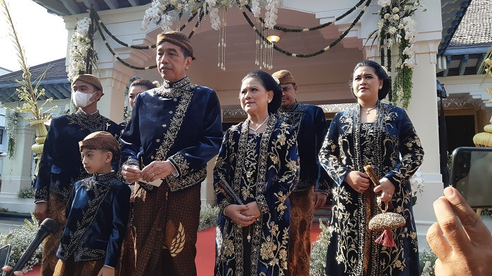 Jokowi Sebut <i>Ngunduh Mantu</i> Pernikahan Kaesang-Erina Sekaligus Melestarikan Budaya