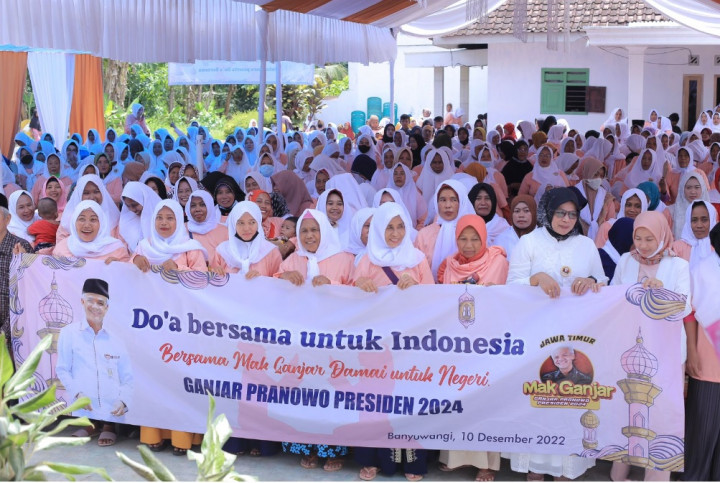 Mak-Mak di Banyuwangi Ingin Program Ganjar Menasional
