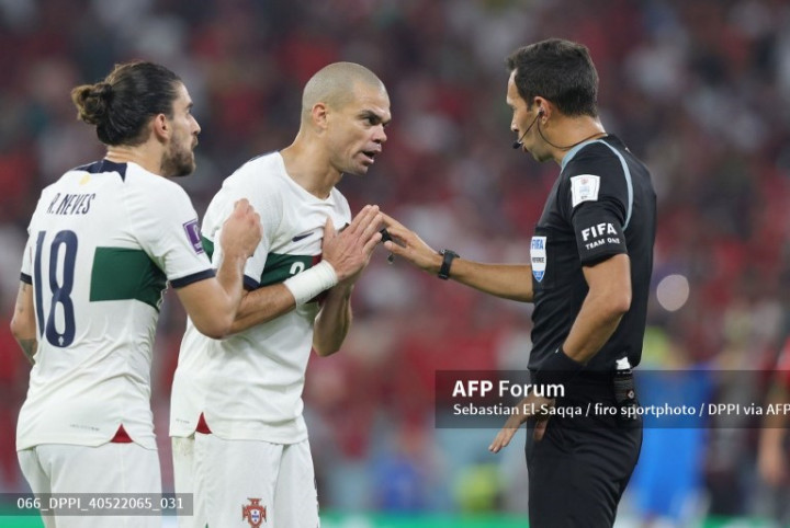 Tak Terima Portugal Tersingkir, Pepe Salahkan Wasit
