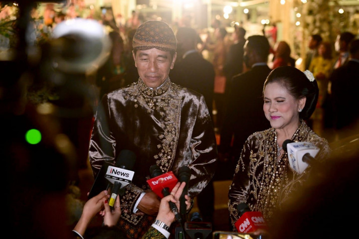 Tasyakuran Pernikahan Kaesang-Erina Selesai, Jokowi: Lega