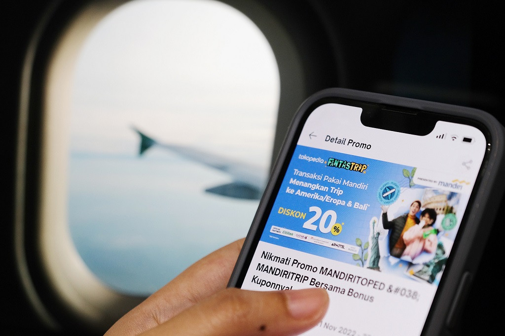 Tokopedia mengumumkan transaksi di kategori travel di platformnya meningkat jelang libur akhir tahun.