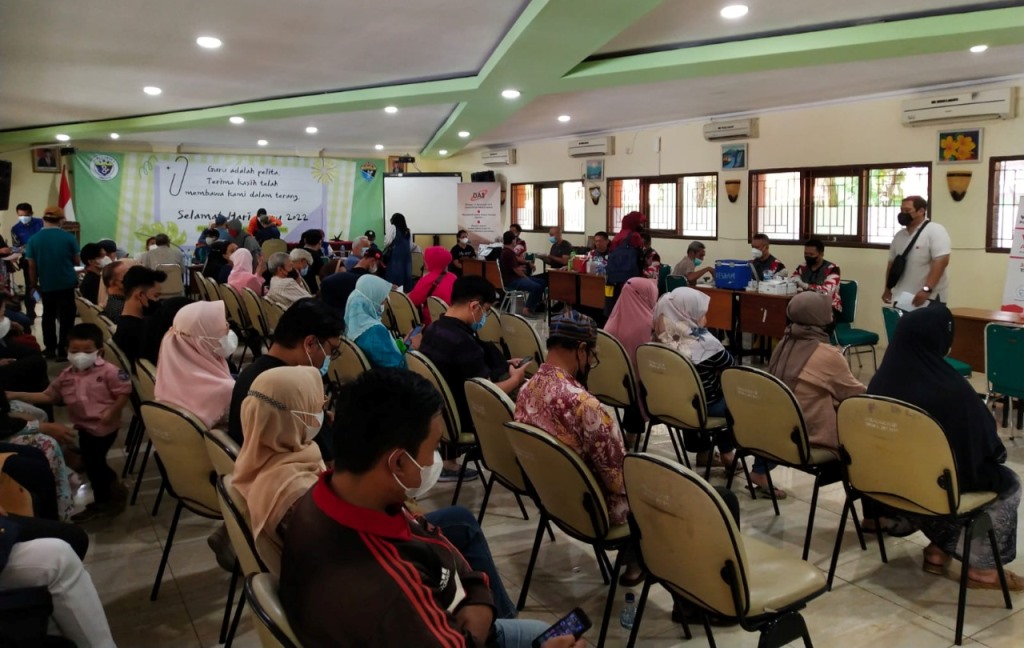 Ilustrasi vaksinasi covid-19. (Dok DAS)